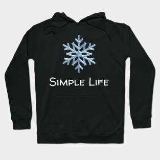 Simple Life - Snowflake Hoodie